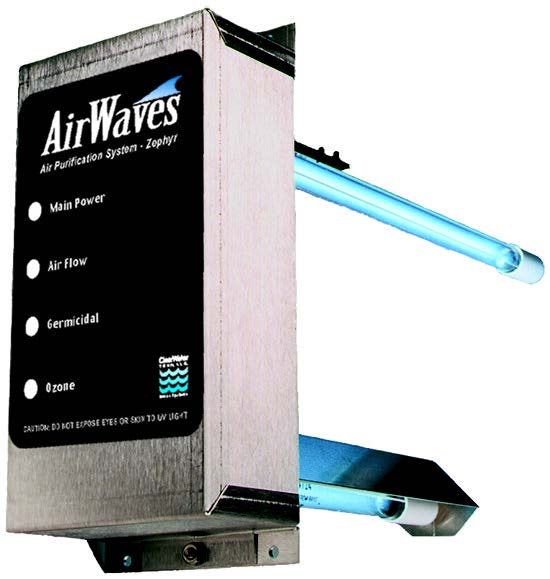 AirWaves O3/UV Whole-Home Air Purification
